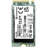 Transcend MTS400S 512 Gt sisäinen SSD NVMe PCIe M.2 2242 PCIe NVMe 3.0 x4 Retail TS512GMTE400S