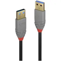 Lindy USB 3.0 A-tyypin kaapeli - Anthra Line - 5m -