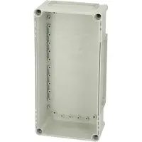 Fibox Base, PC Aukot, 2x koko 1 laippa + 2x koko 2 laippa 3530136 Kabinet-underdel 380 x 190 x 100 Polykarbonat Gråhvid (RAL 7035) 1 stk