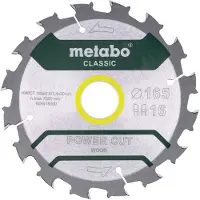 Metabo -pyörösaha Hw/ct 165x30x16z Power Cut Wood Classic