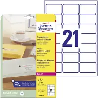 Avery Zweckform Clear addressing labels