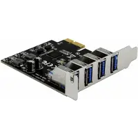 DeLOCK – USB 5 Gbps PCI Express x1 Card with 4 x external Type-A female (90304)