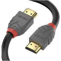 Lindy 36969, 20 m, HDMI-tyyppi A (vakio), HDMI-tyyppi A (vakio), 3D, 10,2 Gbit/s, Musta, Harmaa