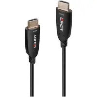 Lindy 38513, 30 m, HDMI-tyyppi A (vakio), HDMI-tyyppi A (vakio), 48 Gbit/s, Musta