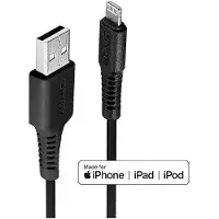 Lindy 31322, 3 m, USB A, Uros, Uros, Musta, Suora