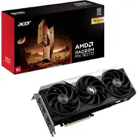 Acer Nitro Radeon RX 9070 OC 16GB, Radeon RX 9070, 16 GB, GDDR6, 256 bittiä, 7680 x 4320 pikseliä, PCI Express x16 5.0