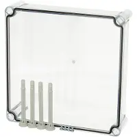 Fibox Kansi ek080-t läpinäkyvä 280x280x80