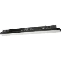Deko-light LED-kiskovalaisin LINEAR PRO musta 940 60 cm 3-piirinen DALI-valaisin PRO, himmennettävä, Musta, Työhuone/toimisto, Alumiini