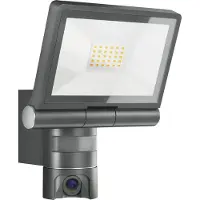 Steinel LED-kameravalaisin XLED CAM2 SC, antrasiitti, IP44 SC, Alumiini/harmaa/sinkki, Alumiini, Moderni