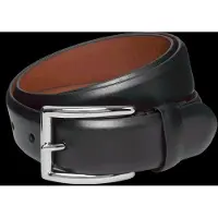 Ralph Lauren Leather Dress Belt - Black - 42