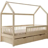 ADRK Furniture Lasten sänky Galicja, 80x180 cm, hiekanvärinen
