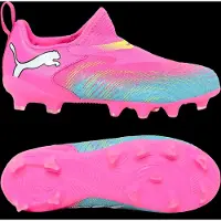 Puma Future 9 Match Laceless Fg/ag Showtime - Poison Pink/aurinkovirta/sininen/valkoinen Lapset, koko 28