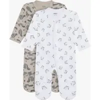 Pippi Baby Pyjamahaalari Jaloilla 2-pack, Rainy Day, 80