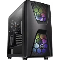 Thermaltake Commander C 34, Midi Tower, PC, Musta, ATX, mikro ATX, Mini-ITX, SPCC, 18 cm (CA-1N5-00M1WN-00)