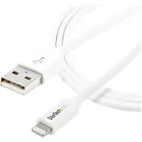 StarTech.com USB-A – Lightning -kaapeli, 1 m, valkoinen