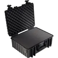 B&W Outdoor 6600 With Pre-cut Foam Inlay Case Musta