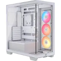 Corsair 3500X RS-R ARGB ATX-kotelo panoraamaikkunalla, valkoinen