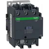 Schneider Electric Tesys d contactor lc1d80p7 3p 80a ac-3 37kw@400v 1no+1nc aux contact 230v 50/60hz ac coil