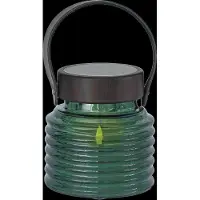 Sirius Home Aston Solar Krukke, Ø12Xh12Cm, Grøn - Green - ONE SIZE