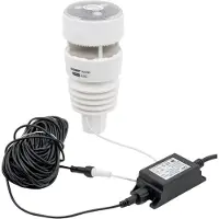 Shelly PbS Zubehör · Verlängerungskabel und DC 12V / 1A Netzteil · für Ecowitt WS90 Weather Station · Wetterstation · WS90 (Shelly_PbS_WS90_PA20m)