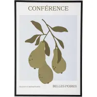 Bloomingville Poire juliste ja kehys 52x72 cm Poire-black pine