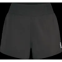 2XU Women's Aero Hi-Rise 4 Inch Shorts Black/silver Reflective XS