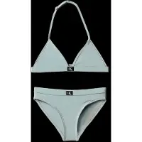 Calvin Klein Triangle Bikini Set - Blue - 128-140