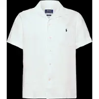 Ralph Lauren Classic Fit Linen Camp Shirt - White - XL