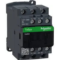 Schneider Electric LC1D09BL-kontaktori, 9 A, 3P+1Sl+1Br, 24 V DC