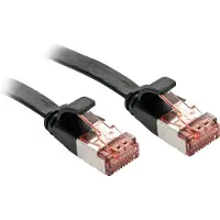 Lindy patch cable - 10 m - black - Musta - 10m