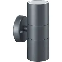 Philips Kylis -ulkoseinävalaisin, musta, IP44, 2x GU10