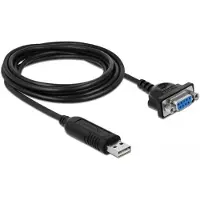 DeLOCK – USB 2.0 to serial RS-232 adapter with compact serial connector housing (66281)