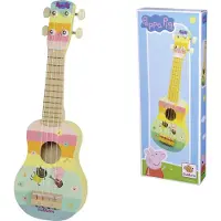 Pipsa Possu Peppa Pig Wooden Ukulele 43Cm - Multi/patterned - ONE SIZE