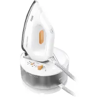 Braun CareStyle Compact IS 2132 WH -höyrysilityskeskus, 2400 W, 5,5 bar, 1,5 l, valkoinen/oranssi