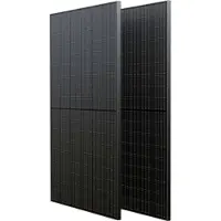 EcoFlow ZPTSP300-L-2 jäykkä monikiteinen aurinkopaneelipaketti 2 x 400 W Musta