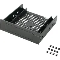 Akasa 2.5"/3.5" adapteri 5.25"-paikkaan, musta