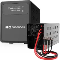 Green Cell UPS AVR PowerCore 1000W/1500VA 12VDC