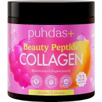 Puhdas+ Beauty Kollageenijauhe, Vadelma-Sitruuna, 80 g