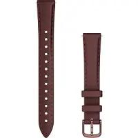 Garmin Lily 2 -nahkaranneke, tummanpunainen