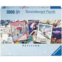 Ravensburger Vintage Ski Posters 1000P - Multi/patterned - ONE SIZE