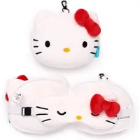 Puckator Relaxeazzz Travel Pillow & Eye Mask - Foodiemals Bao House Bao Bun - White - ONE SIZE