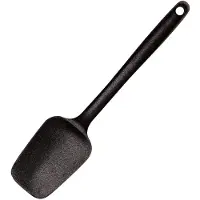 Mastrad 27,5cm musta silikoninen lusikkanuolija