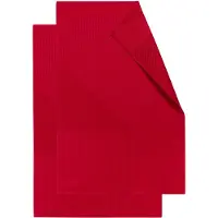 NJRD Stripes keittiöpyyhe 47x70 cm 2-pack Punainen