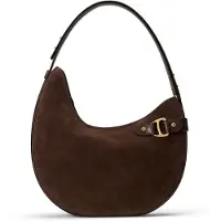 Ralph Lauren Tasha Olkalaukku Nahka 32 cm Ruskea