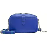 Mywalit Crossbody-laukku Nahka 19 cm Sininen