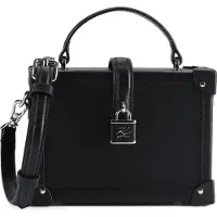 Karl Lagerfeld Autograph Mini laukku Nahka 17.5 cm Musta