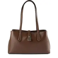 Karl Lagerfeld Autograph Olkalaukku Nahka 33 cm Ruskea