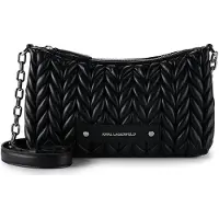 Karl Lagerfeld Weave Crossbody-laukku 26 cm Musta