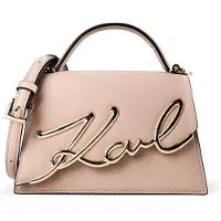 Karl Lagerfeld Signature 2.0 Käsilaukku Nahka 21.5 cm Pinkki