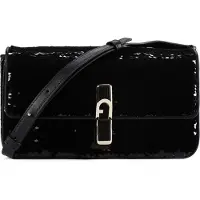 Furla Iride Crossbody-laukku S Nahka 24 cm Musta